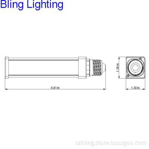 Hot Selling 10W PL tube,750lm-850lm ,CE & RoHs Certificated